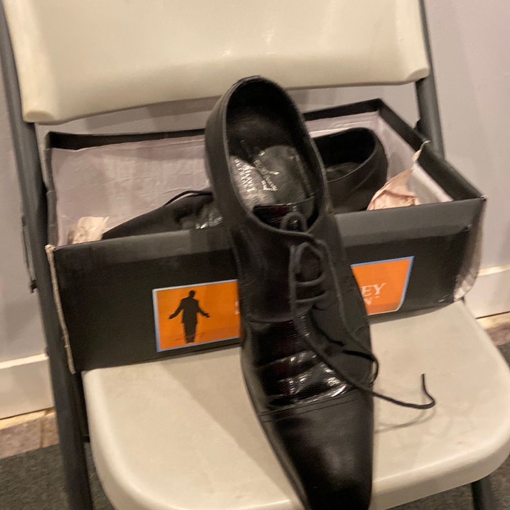Men’s Steve Harvey Black Dress Shoes Size 12
